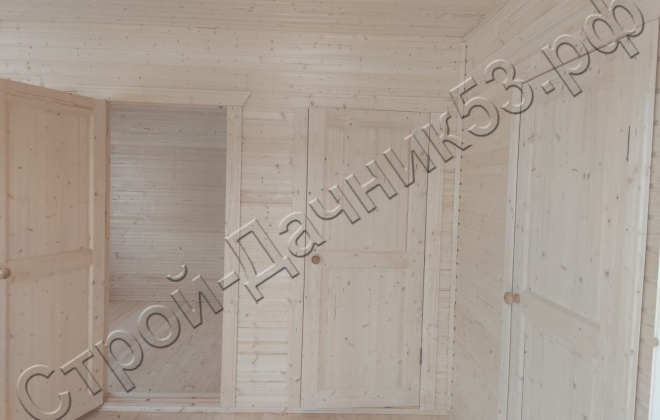 3 Каркасно-щитовой дом Д-30, 6х6м, 37,5  М², Московская область, Волоколамский район, СНТ Ниимаш. (9)